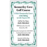 Rectangle Calendar Magnet, 6" x 3 1/2" - 30 Mil