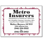 Rectangle Calendar Magnet, 3" x 4" - 30 Mil