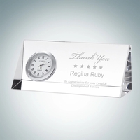 Side clock triangle personalizes any desk space, measures 2" x 5.12"... from...