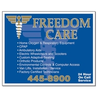 Rectangle shape calendar magnet, 4" x 5".... from ASI 67620 Lion Circle Corp...