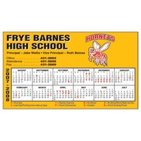 Rectangle shape calendar magnet, 7" x 4".... from ASI 67620 Lion Circle Corp...