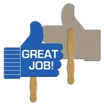 Thumbs Up Recycled Hand Fan