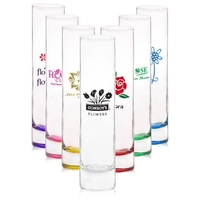 7.5 oz. cylindrical bud vase with thick base.... from ASI 39552 BEL Promo