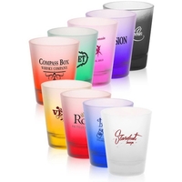 Clear frosted 2 oz shot glass.... from ASI 39552 BEL Promo