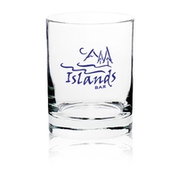 Clear 13.5 oz cylindrical whiskey glass with heavy base and smooth... from...