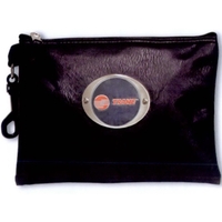 Leatherette Zippered Valuables Pouch