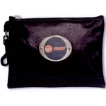 Leatherette Zippered Valuables Pouch