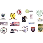 Silkscreened Lapel Pins, Emblems, & Zipper Pulls