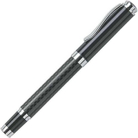 Blackpen Brass Cap-off Gel Ink Pen, Carbon Fiber Barrel