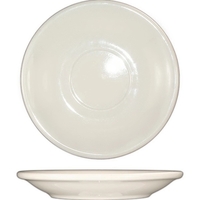 Restaurant Grade China - American White Stoneware Collection, Saucer, 6"...