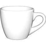 Cup, A.D., 3.5 oz Classic White Porcelain Collection,