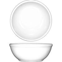 Classic White Porcelain Collection, Bowl, Nappie - Oatmeal