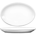 Platter Narrow Rim Oval Classic White Porcelain Collection