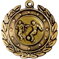 2" Star Wreath Medal