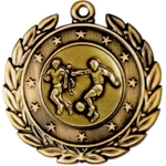 2" Star Wreath Medal