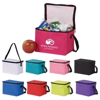Insulated 6-can cooler bag with open front pocket... from ASI 34800 Alstar...
