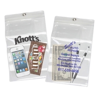Waterproof safety bag with a ziplock seal for protecting your smartphone......