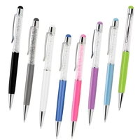 Cappella Crystal Metal Stylus Ballpoint