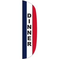 3 x 15' Dinner message feather flag, flutter style.... from ASI 80228 Quinn