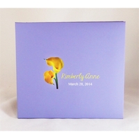 12" x 12" x 2" premium leatherette color printed display album.... from ASI...