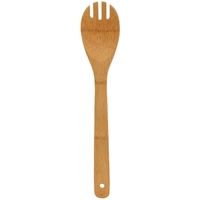 The bamboo wooden salad spork measures 2 3/8" x 12" and... from ASI 92531...
