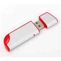 USB Webkey measuring 2.64" x 0.79" x 0.31" with sleek, rounded... from ASI...