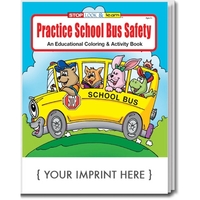 Practice School Bus Safety educational coloring and activity book.... from...