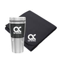 Blanket & Stainless Travel Mug Gift Set... from ASI 89971 Stuff A Mug / Stuff...