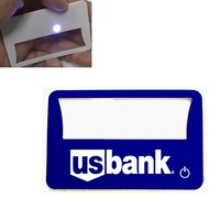 Credit card size magnifier with flashlight... from ASI 74585 Nu Promo...