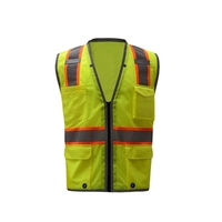 Class 2 Brilliant Heavy Duty Safety Vest - Lime