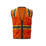 Class 2 Brilliant Heavy Duty Safety Vest - Orange