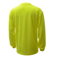Moisture wicking short long safety t-shirt with chest pocket.... from ASI...