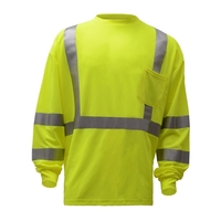 Class 3 Standard Moisture Wicking T-Shirt W/Pocket - Lime