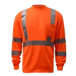 Class 3 Standard Moisture Wicking T-Shirt W/Pocket - Orange