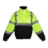 Class 3 Waterproof Bomber Jacket - Lime