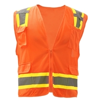 Safety vest with back opening for harness rings... from ASI 58492 GSS Safety...