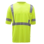 Class 3 Neck Crew Short Sleeve T-Shirt - Lime