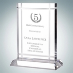 Classic Clear Deco Award (Crystal Base)