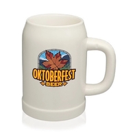 24oz Ceramic Beer Steins - 5.5" H x 3.8" B. Ceramic.... from ASI 39552 BEL Promo