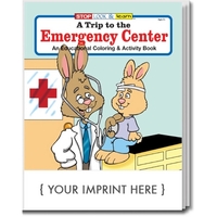 A Trip to the Emergency Center educational coloring and activity book.......