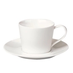 Cup and Saucer, CREAM glaze, 7 oz., 2 1/2"