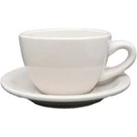 7oz Cappuccino Cup Saucer, blank