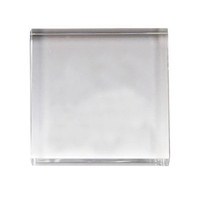 Crystal square paper weight, 4" x 4" x 1"... from ASI 55540 Furniward Company