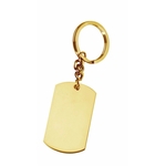 Gold Dog/Key Tag