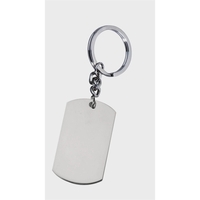 Silver Dog/Key Tag