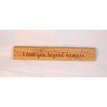 6" Bamboo Ruler