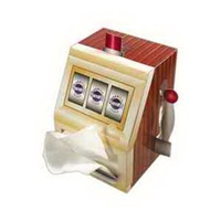 Facial slot machine shaped tissue box.... from ASI 87816 ZZ DROPPED -Smashing...