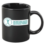 11 oz ceramic mug - black