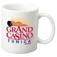 11 oz. white porcelain coffee mug. This is the traditional coffee... from ASI...