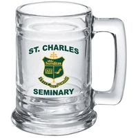 15 oz. Maritime Glass Tankard. Stein inspired Glass mug with grooves... from...